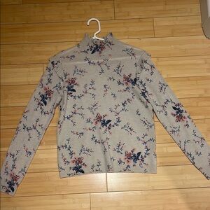 Floral Patterned Sweater